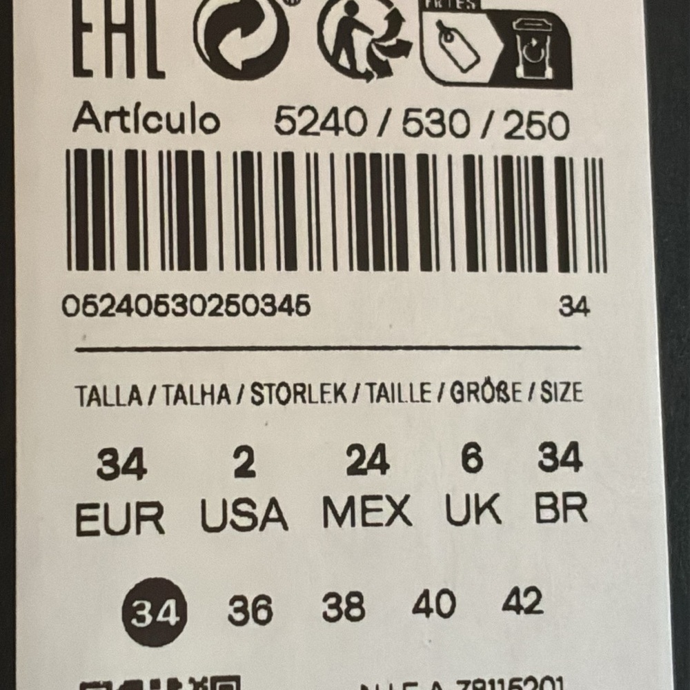 NWT. Massimo Dutti White 100% Cotton Midi Skirt with Yoke Detail. Size 2. - Picture 9 of 12